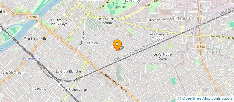 localisation de l'entreprise ADLOGISTA à SARTROUVILLE