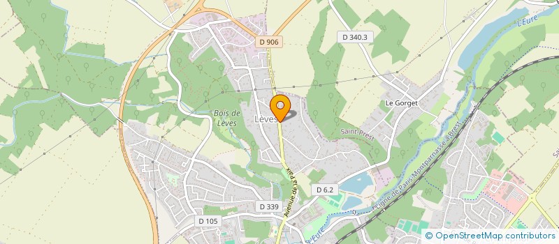 localisation de l'entreprise ADLP à LEVES