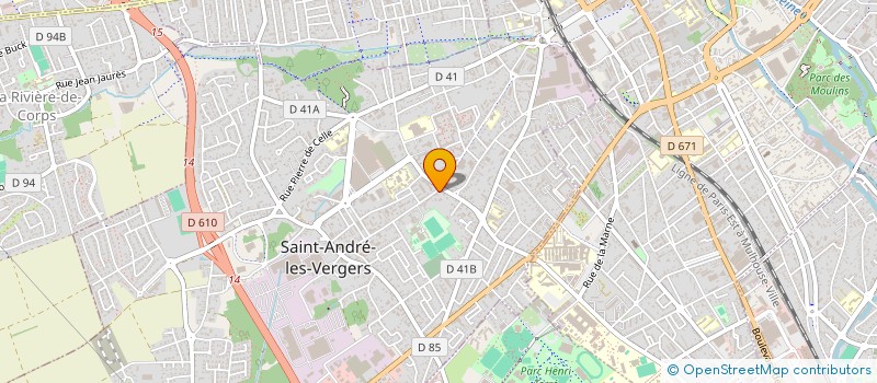localisation de l'entreprise ADLS IMMO  SAINT-ANDRE-LES-VERGERS