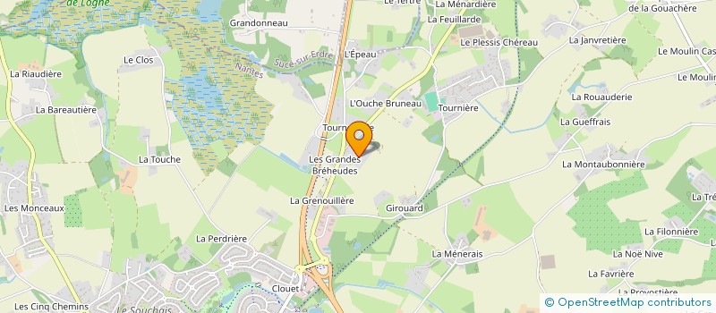 localisation de l'entreprise ADLS S.C.I.  CARQUEFOU