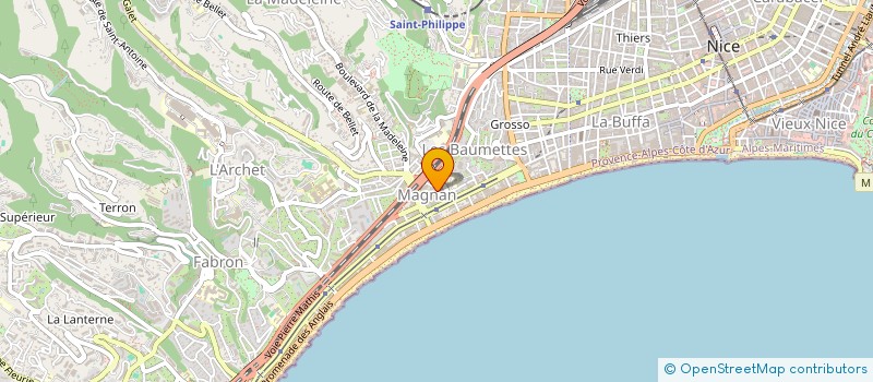 localisation de l'entreprise ADLT à NICE