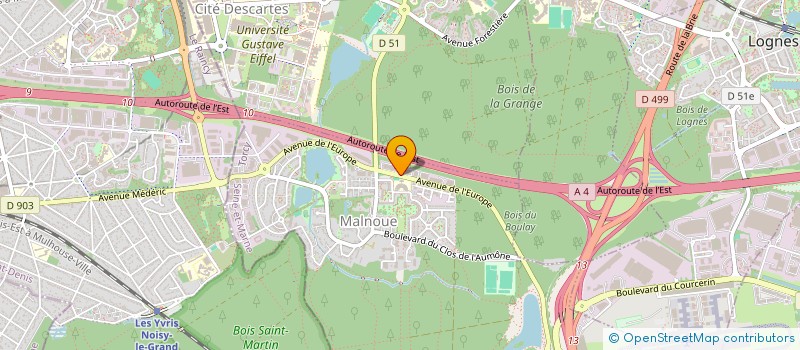 localisation de l'entreprise ADLT  EMERAINVILLE