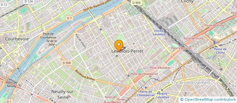 localisation de l'entreprise ADLUCEM à LEVALLOIS-PERRET