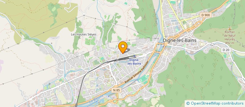 localisation de l'entreprise ADLUCEM à DIGNE-LES-BAINS