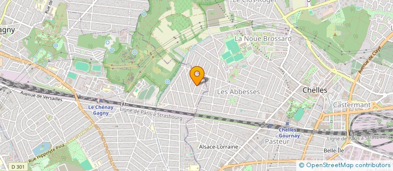 localisation de l'entreprise ADLUCEO à GAGNY