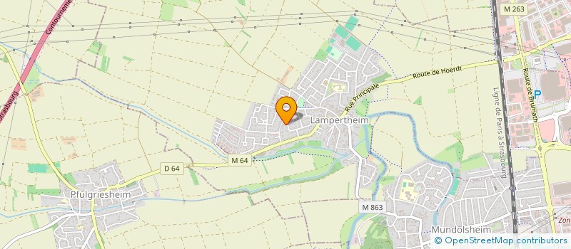 localisation de l'entreprise ADLUMA SCI  LAMPERTHEIM