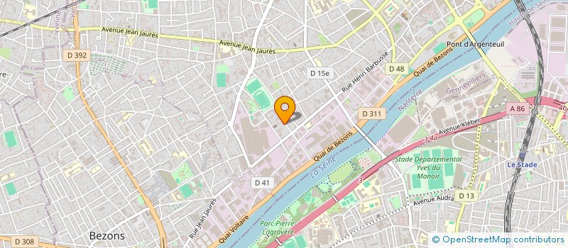 localisation de l'entreprise ADLUN  ARGENTEUIL