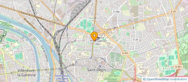 localisation de l'entreprise ADLYS à SAINT-DENIS
