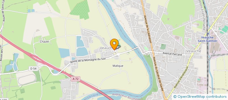 localisation de l'entreprise ADLYS  VEAUCHETTE