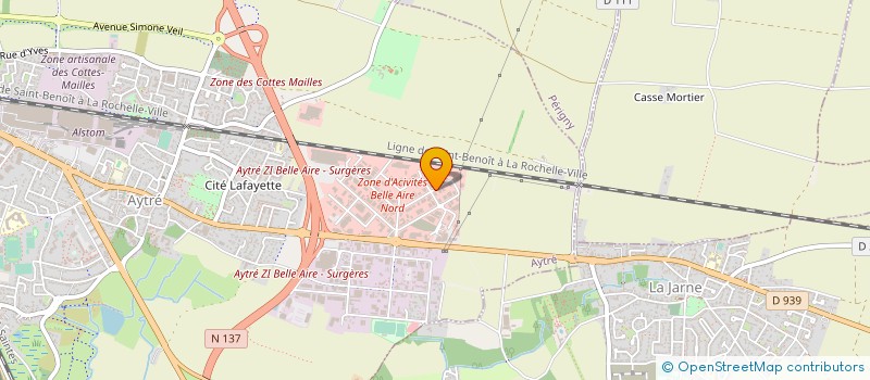 localisation de l'entreprise ADM@17 SANTE  AYTRE