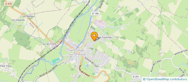 localisation de l'entreprise ADM 2  SAINT-LEGER-SUR-DHEUNE