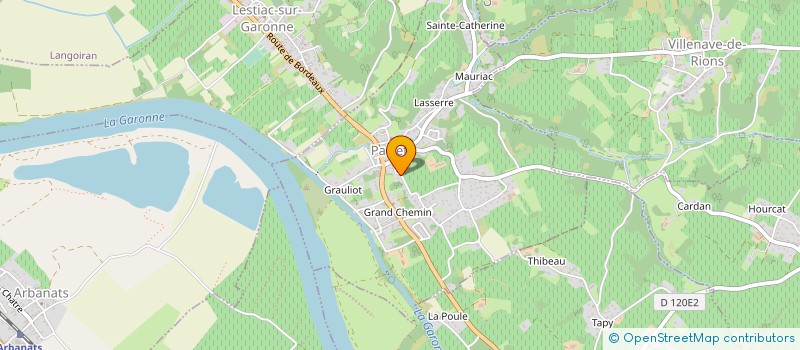 localisation de l'entreprise ADM 33  PAILLET