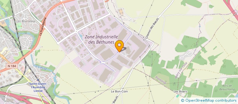 localisation de l'entreprise ADM à SAINT-OUEN-L'AUMONE