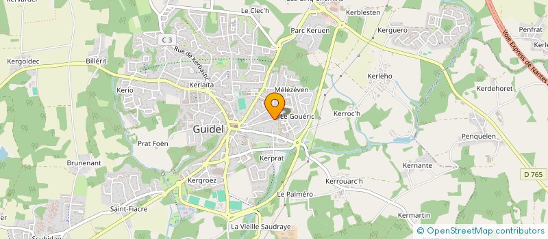 localisation de l'entreprise ADM  GUIDEL