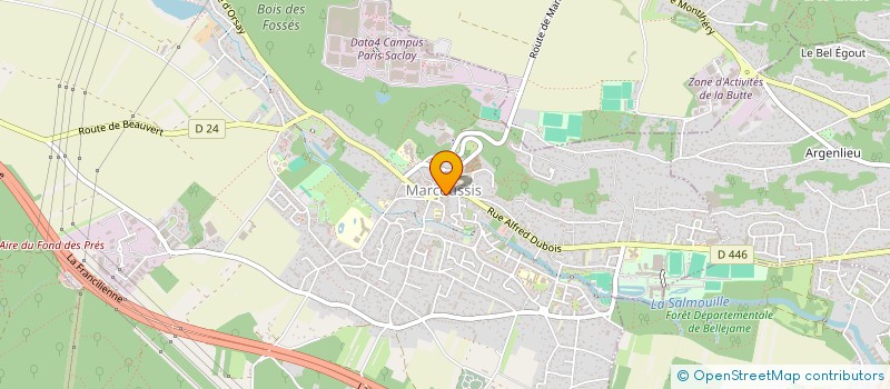 localisation de l'entreprise ADM  MARCOUSSIS