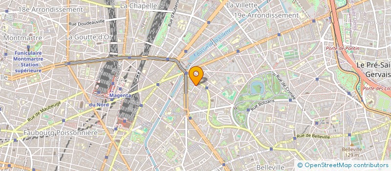 localisation de l'entreprise ADM  PARIS