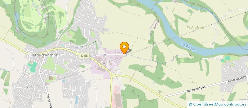 localisation de l'entreprise ADM  VILLETTE-D'ANTHON