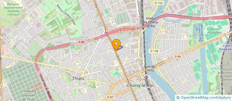 localisation de l'entreprise ADM  CHOISY-LE-ROI