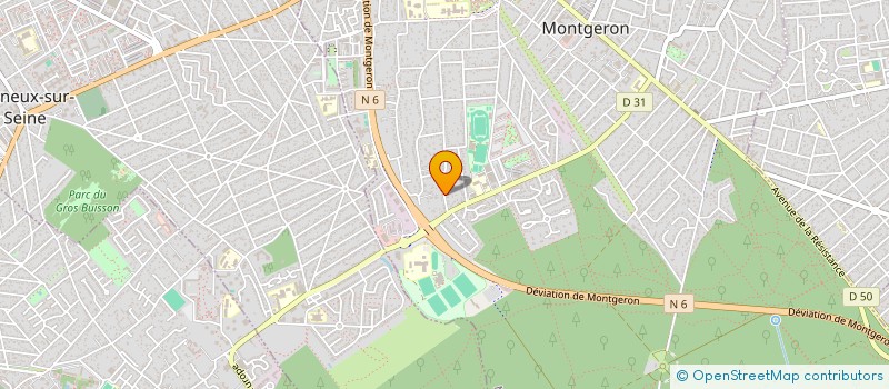 localisation de l'entreprise ADM à MONTGERON
