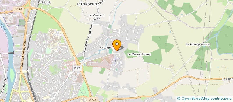 localisation de l'entreprise ADM  CHATELLERAULT