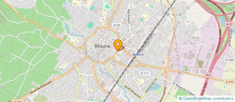 localisation de l'entreprise ADM à BEAUNE