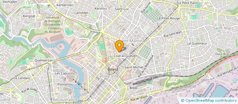 localisation de l'entreprise ADM  BREST