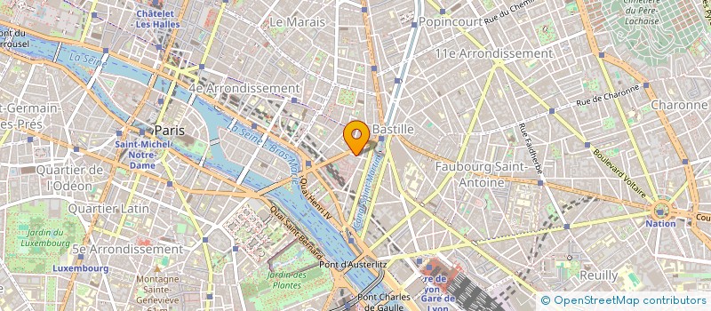 localisation de l'entreprise ADM à PARIS