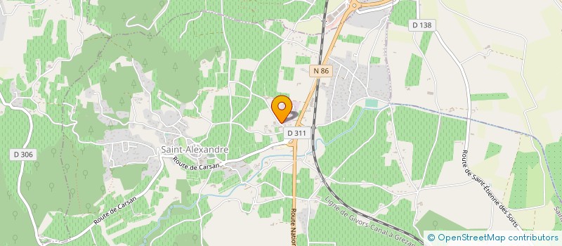 localisation de l'entreprise ADM  SAINT-ALEXANDRE