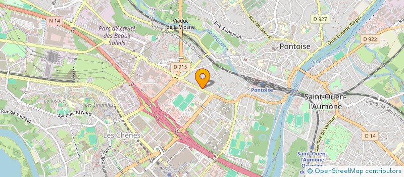 localisation de l'entreprise ADM  PONTOISE