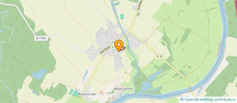 localisation de l'entreprise ADM  LES MAILLYS