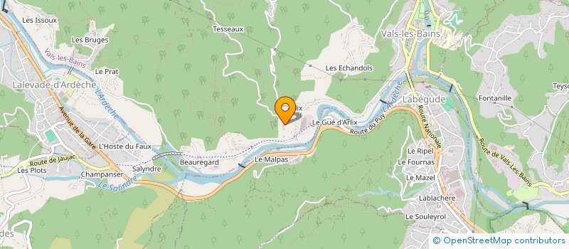localisation de l'entreprise ADM à VALS-LES-BAINS
