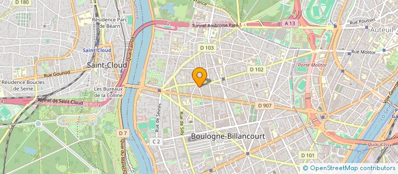 localisation de l'entreprise ADM à BOULOGNE-BILLANCOURT