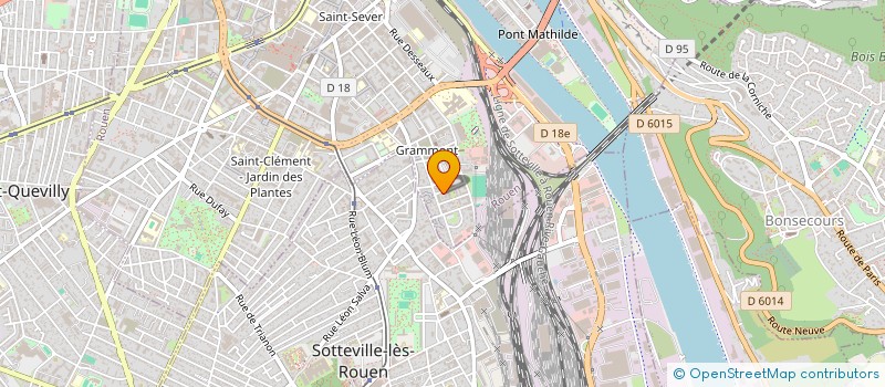 localisation de l'entreprise ADM à ROUEN