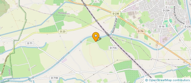 localisation de l'entreprise ADM  ALLEINS