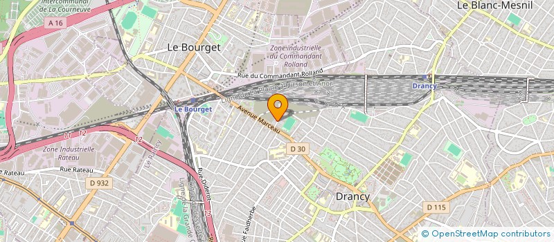 localisation de l'entreprise ADM à DRANCY