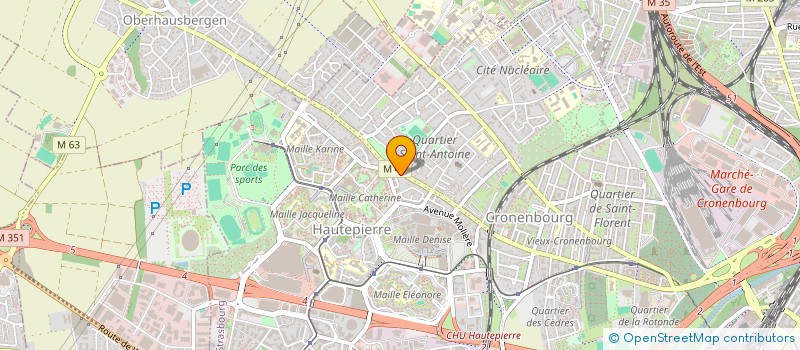 localisation de l'entreprise ADM ASSISTANCE  STRASBOURG