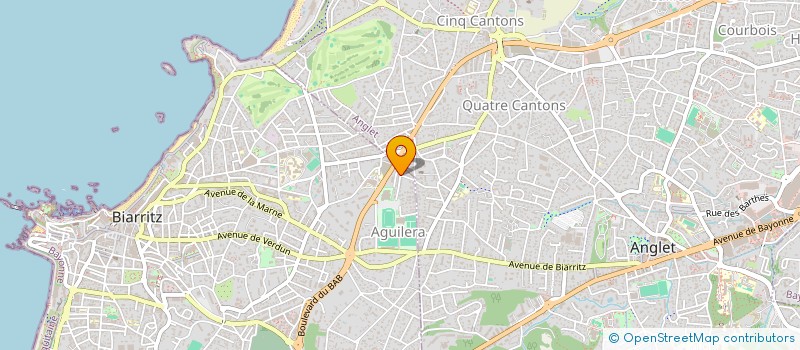 localisation de l'entreprise ADM - ASSOCIATION DE MARKETEURS  BIARRITZ