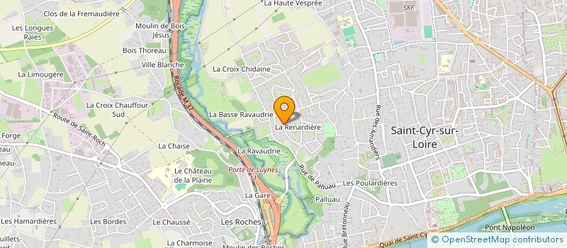 localisation de l'entreprise ADM ASSYST  SAINT-CYR-SUR-LOIRE