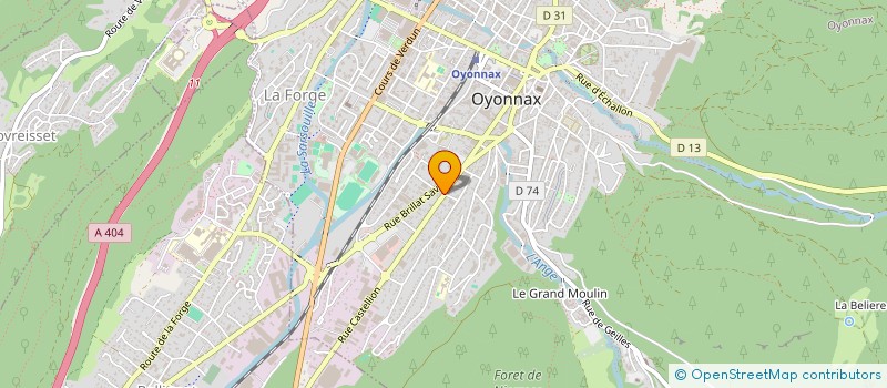 localisation de l'entreprise ADM AUTO à OYONNAX