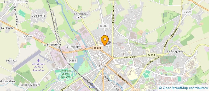 localisation de l'entreprise ADM AUTO à FLERS