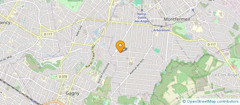 localisation de l'entreprise ADM-BAT à MONTFERMEIL