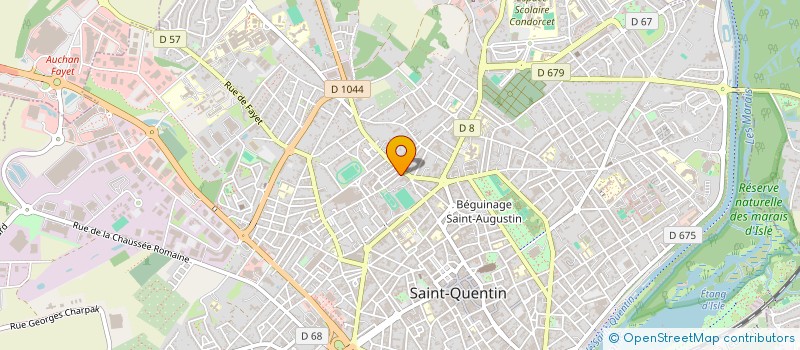 localisation de l'entreprise ADM BATIMENT à SAINT-QUENTIN