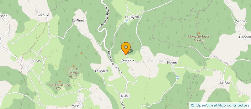 localisation de l'entreprise ADM BOIS  CHAMALIERES-SUR-LOIRE