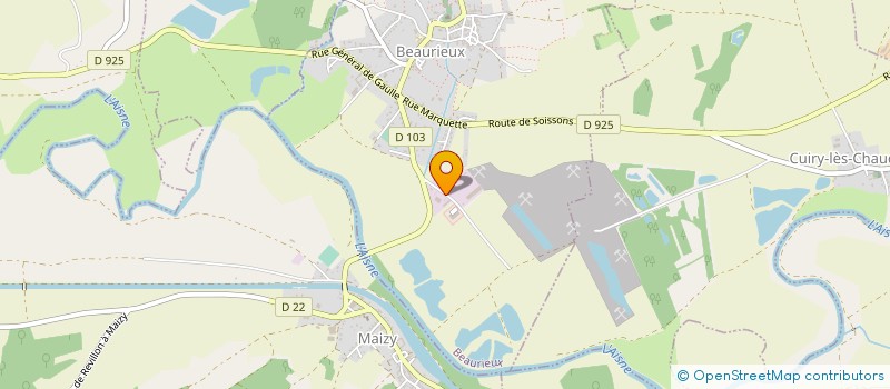 localisation de l'entreprise ADM BOIS & TORREFACTION à BEAURIEUX