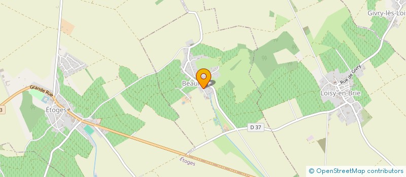 localisation de l'entreprise ADM CHARLIER  BEAUNAY