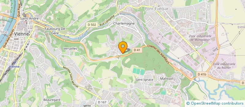 localisation de l'entreprise ADM CIMEN  VIENNE