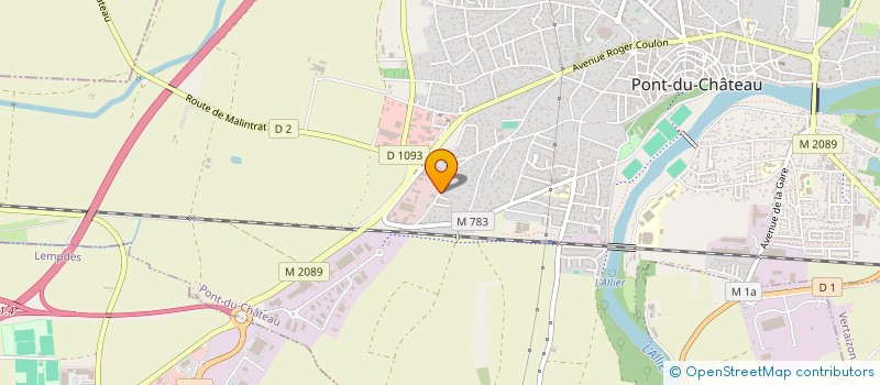 localisation de l'entreprise ADM CONCEPT  PONT-DU-CHATEAU