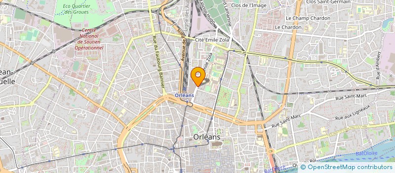 localisation de l'entreprise ADM CONSEIL à ORLEANS