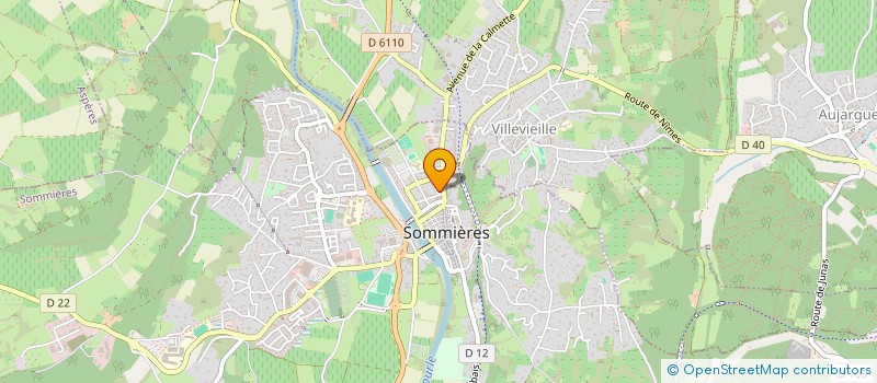 localisation de l'entreprise ADM CONSTRUCTION à SOMMIERES