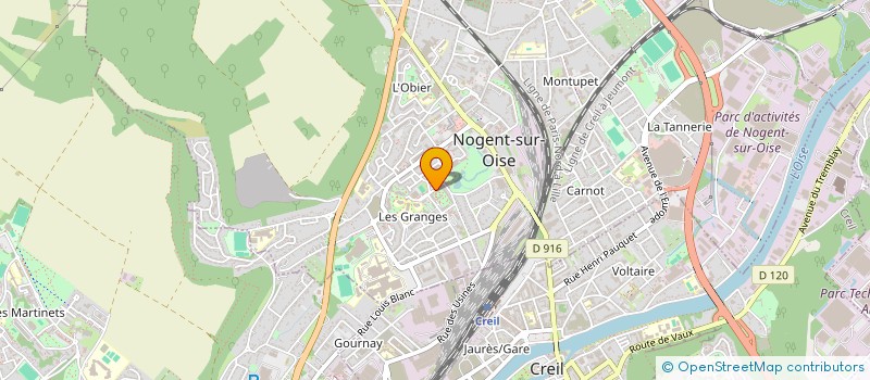 localisation de l'entreprise ADM DECORS  NOGENT-SUR-OISE